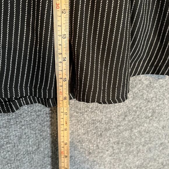 Hot Topic Skirt Womens Small Black Mini Striped Grunge Grommets Snaps Punk Goth - Picture 4 of 7
